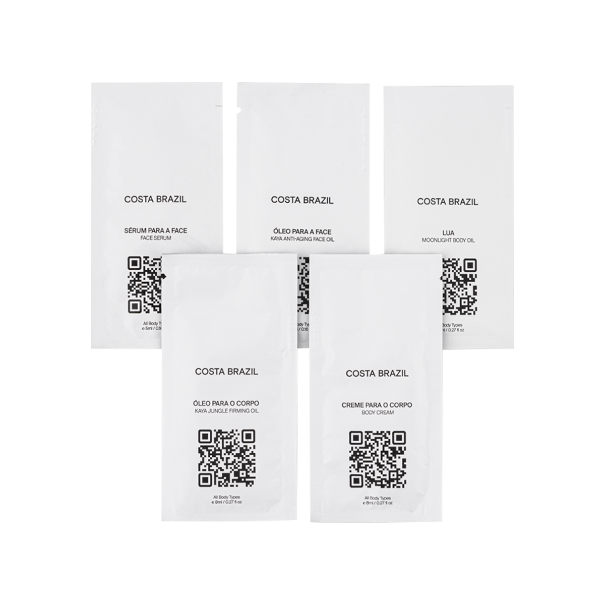 Sample service - Skincare Sample Set Costa Brazil