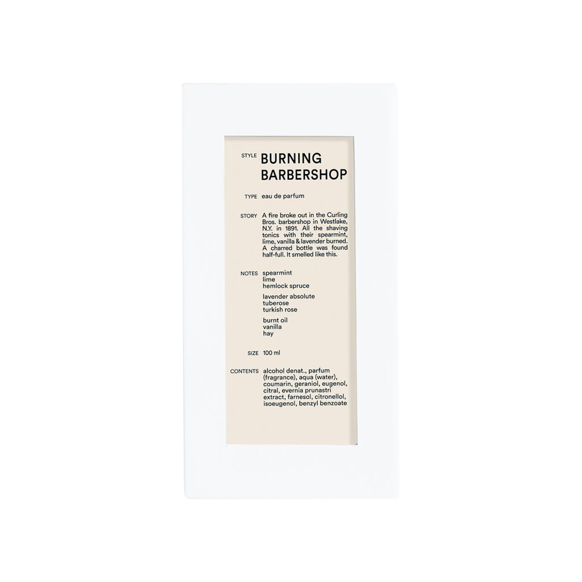 D.S. & DURGA - Burning Barbershop Eau de Parfum