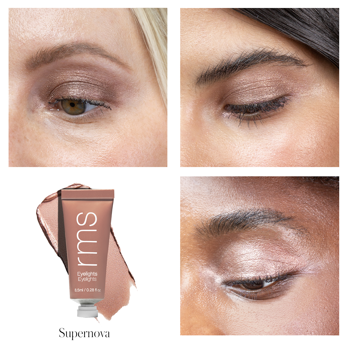RMS Beauty Eyelights Cream Eye Shadow Sterling chocolate - Skins