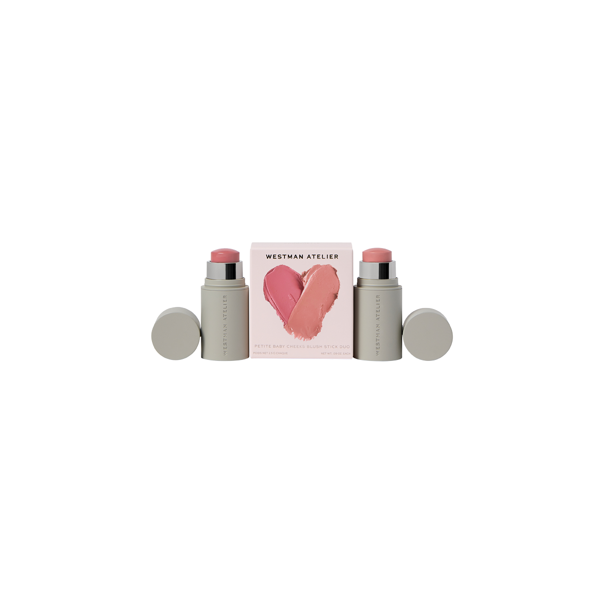 Westman Atelier - Petite Baby Cheeks Blush Stick Duo