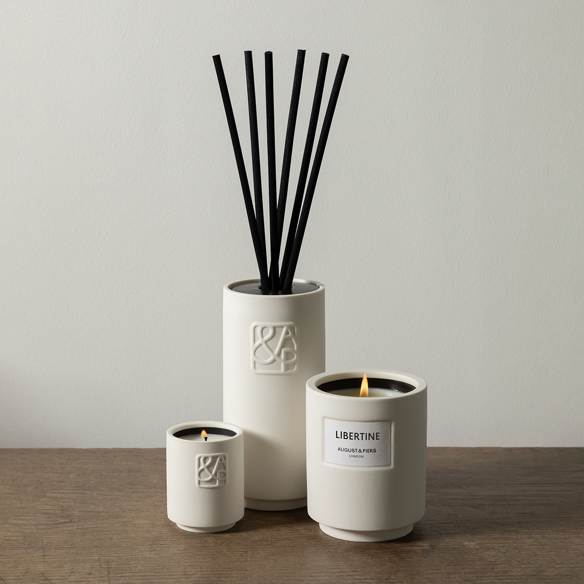 AUGUST&PIERS - Libertine Ceramic Diffuser Set