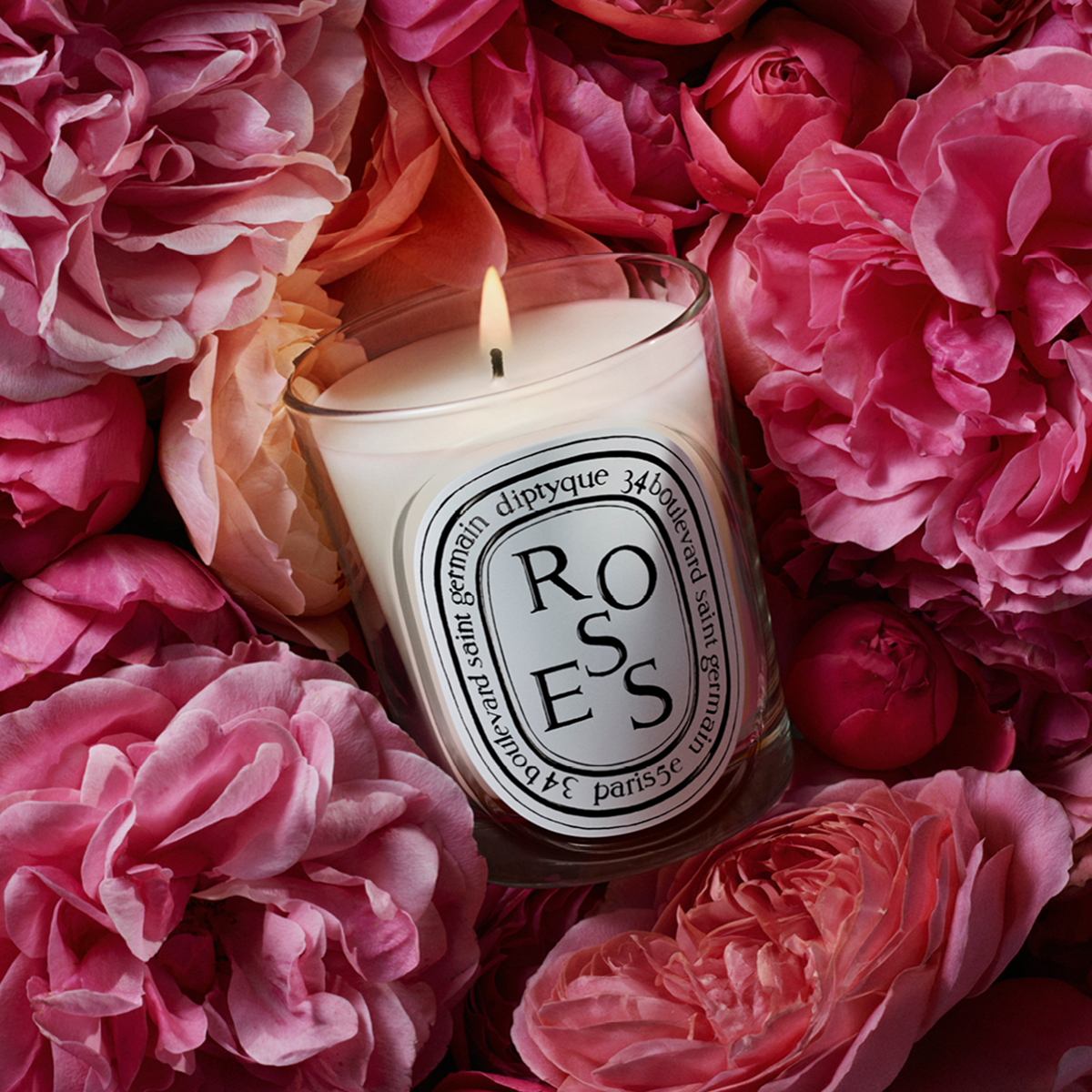 Diptyque - Roses Classic Scented Candle Refill