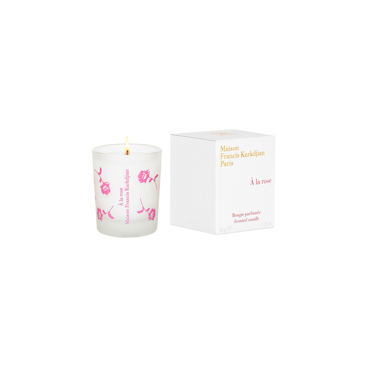 Maison Francis Kurkdjian - A la rose scented candle 35gr