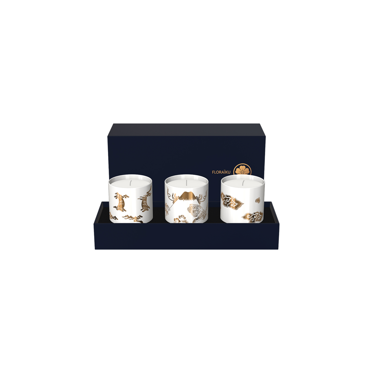 Floraïku - Enigmatic Flowers Gift Set of Scented Candles