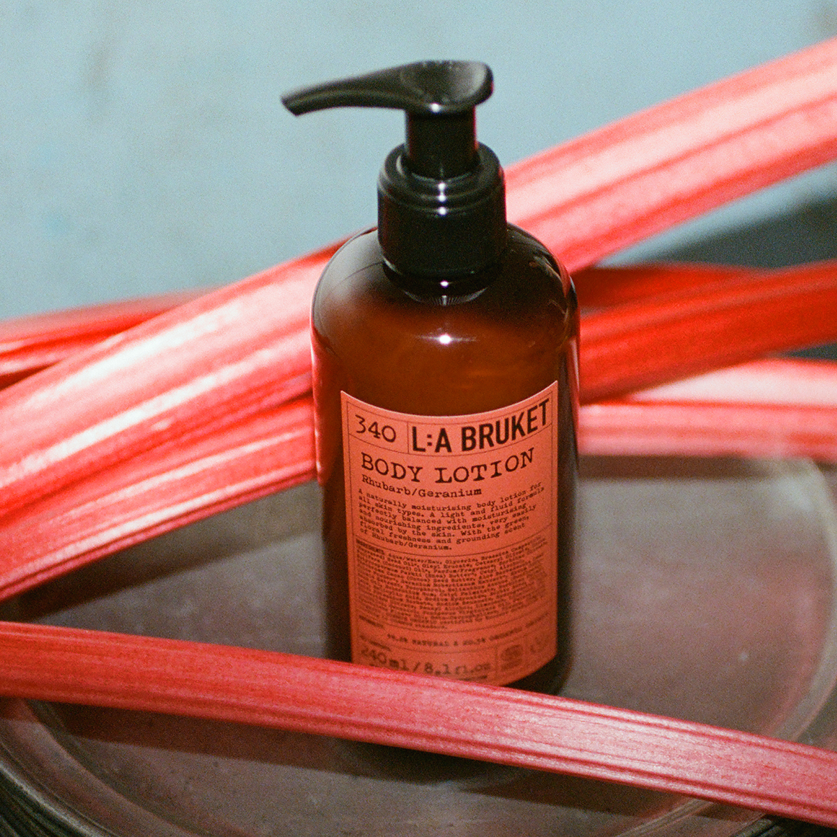 L:a Bruket - Rhubarb / Geranium Body Lotion