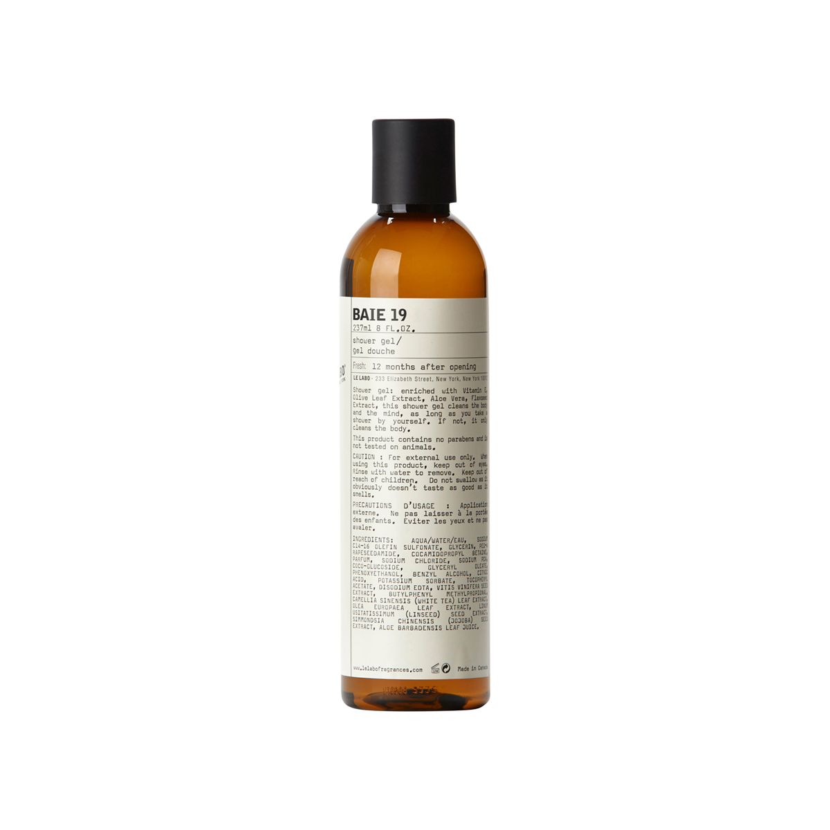 Le Labo fragrances - Baie 19 Shower Gel