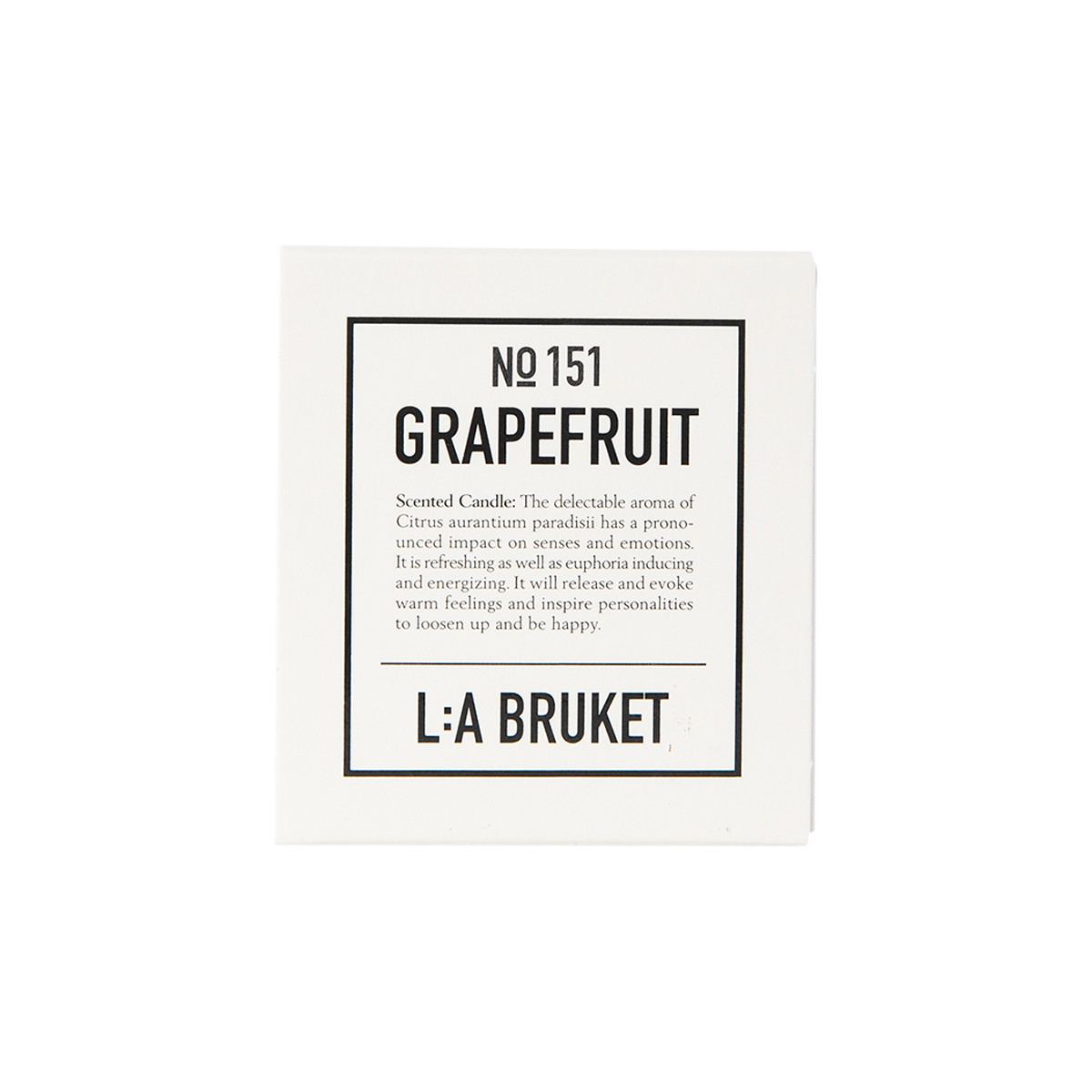 L:a Bruket - 151 Grapefruit Scented Candle