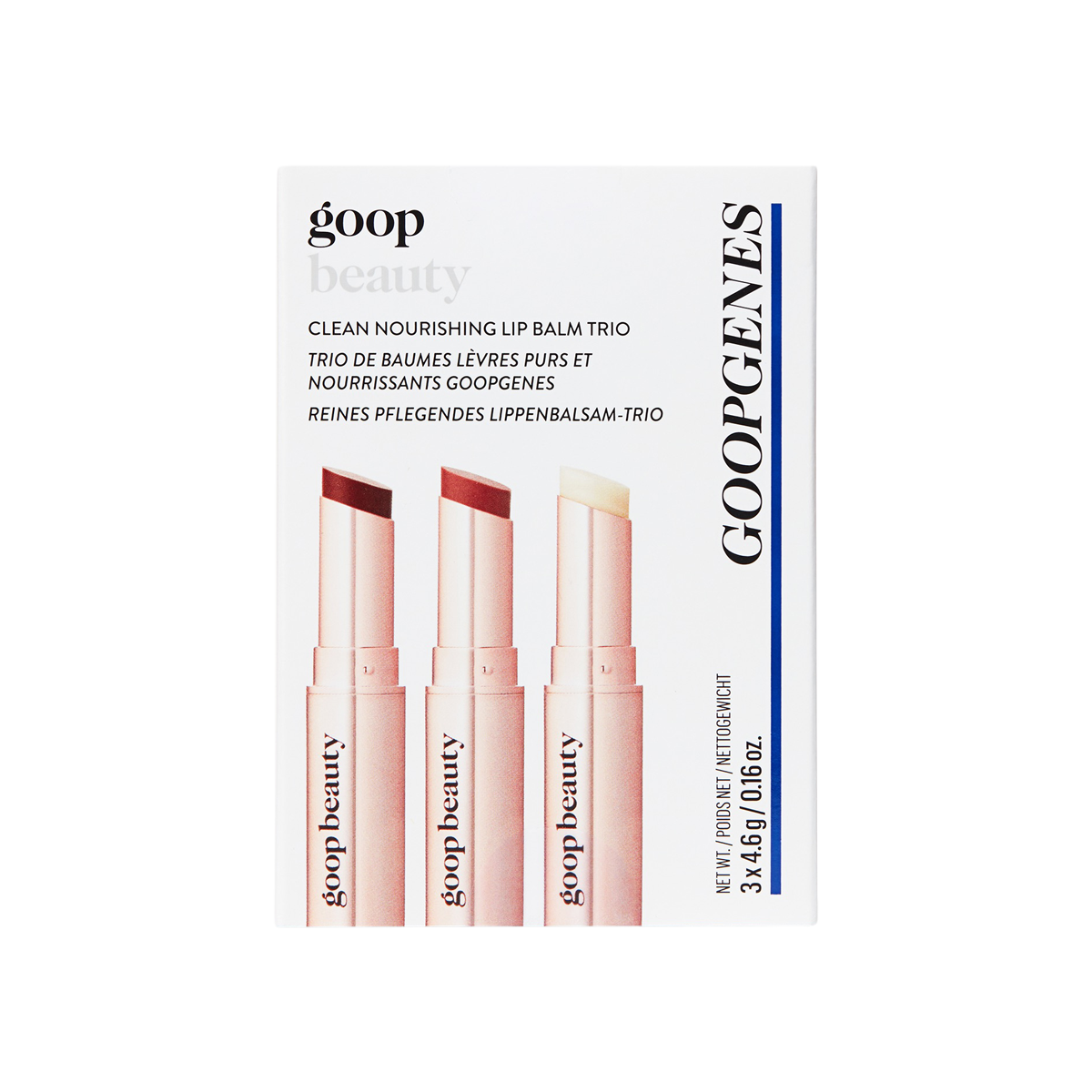 goop - Clean Nourishing Lip Balm Trio