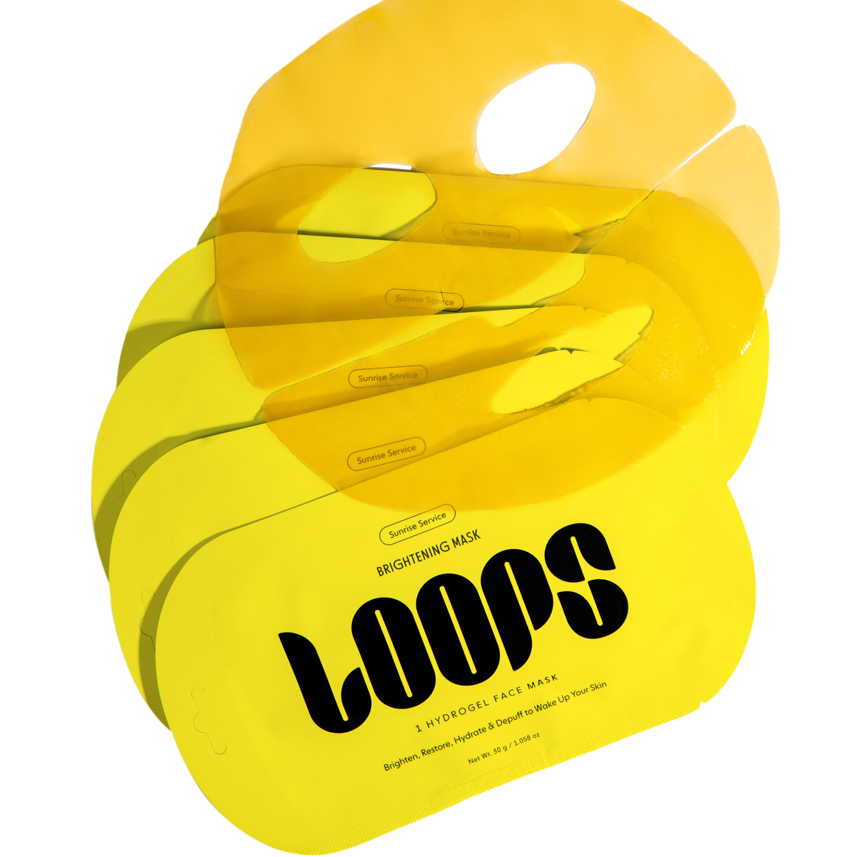LOOPS - Sunrise Service Brightening Face Masks 5x