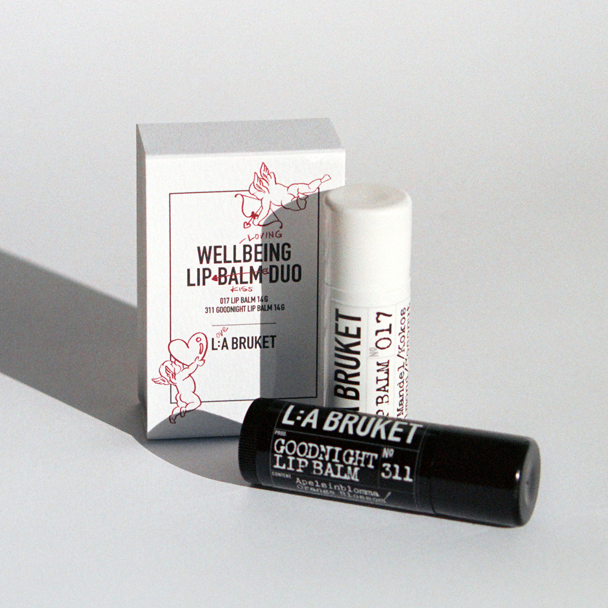 L:a Bruket - Lovers Lip Balm Duo Kit