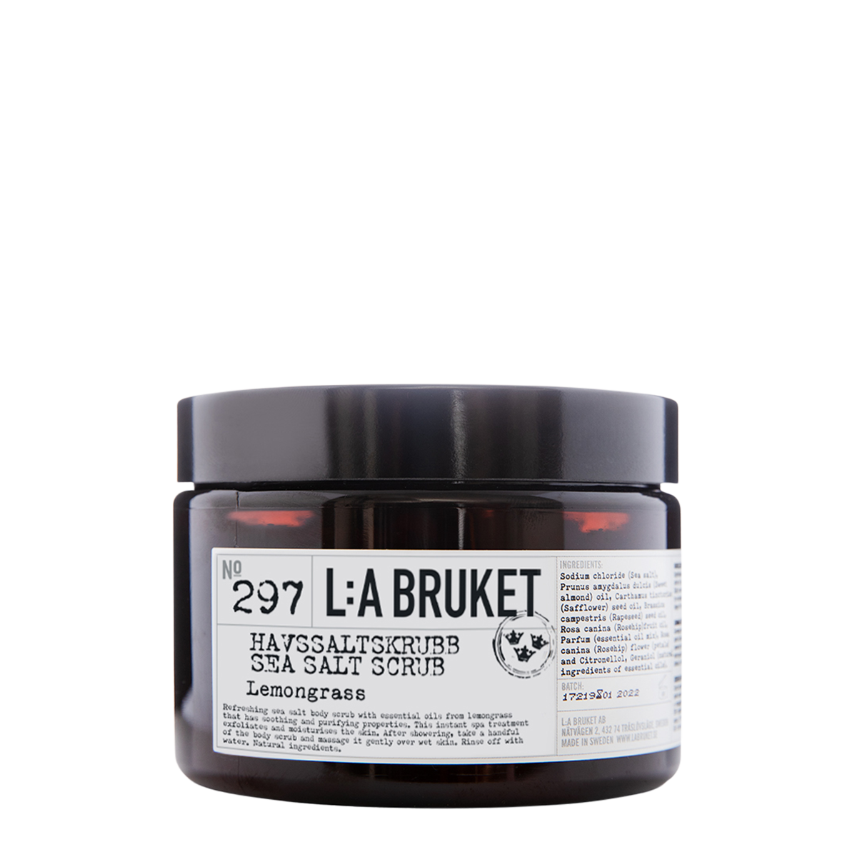 L:a Bruket - 297 Sea Salt Scrub Lemongrass