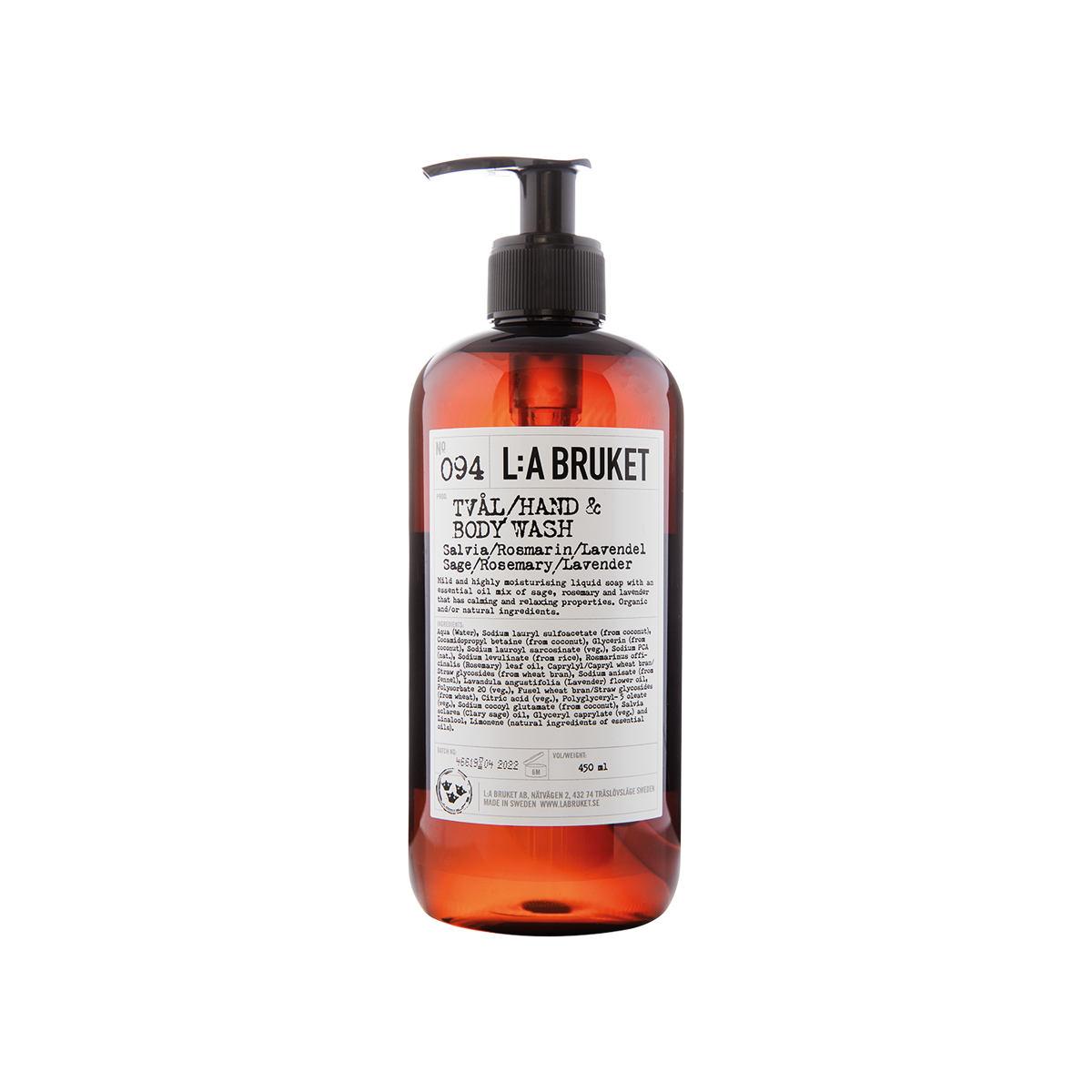 L:a Bruket - 094 Hand & Body Wash