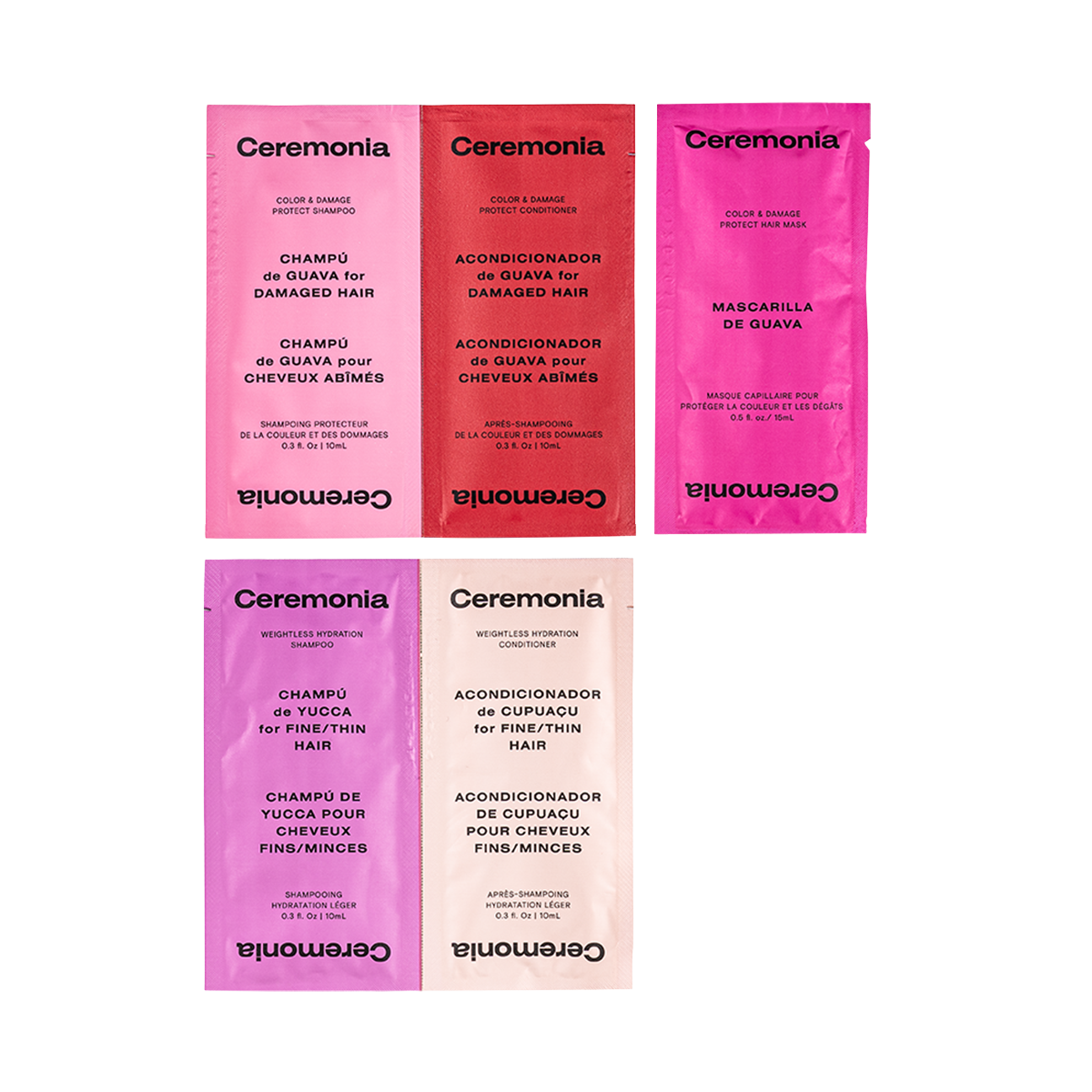 Sample service - Haircare Sample Set Ceremonia