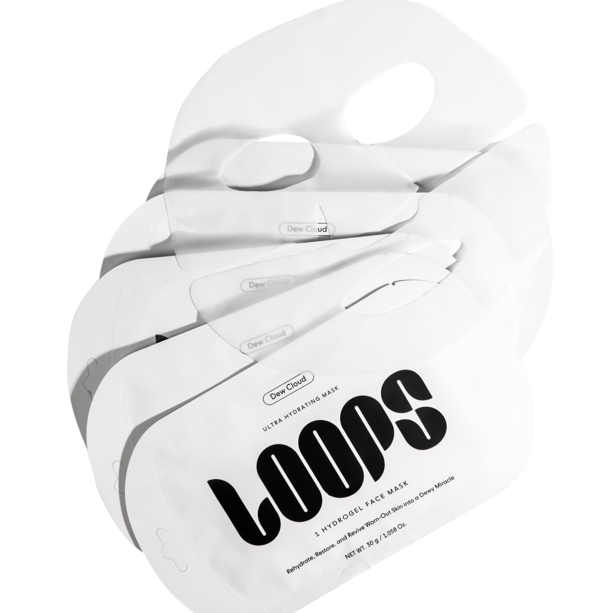 LOOPS - Dew Cloud Ultra Hydrating Face Masks 5x