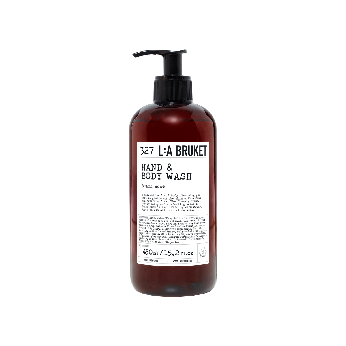 L:a Bruket - 327 Beach Rose Hand & Body Wash