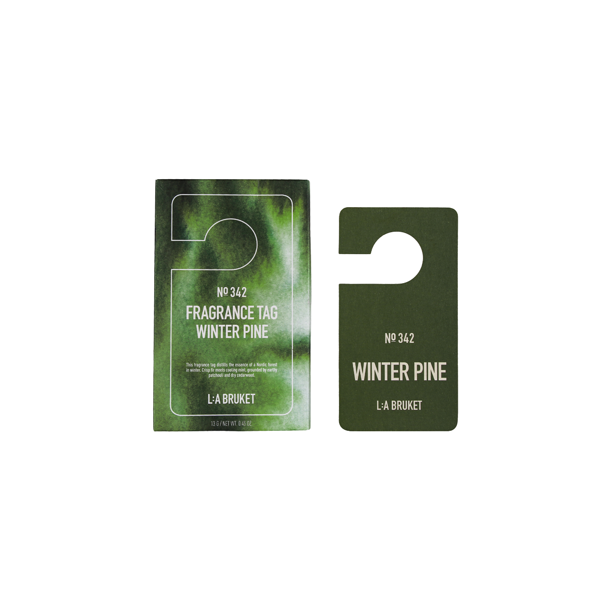 L:a Bruket - Winter Pine Fragrance Tag