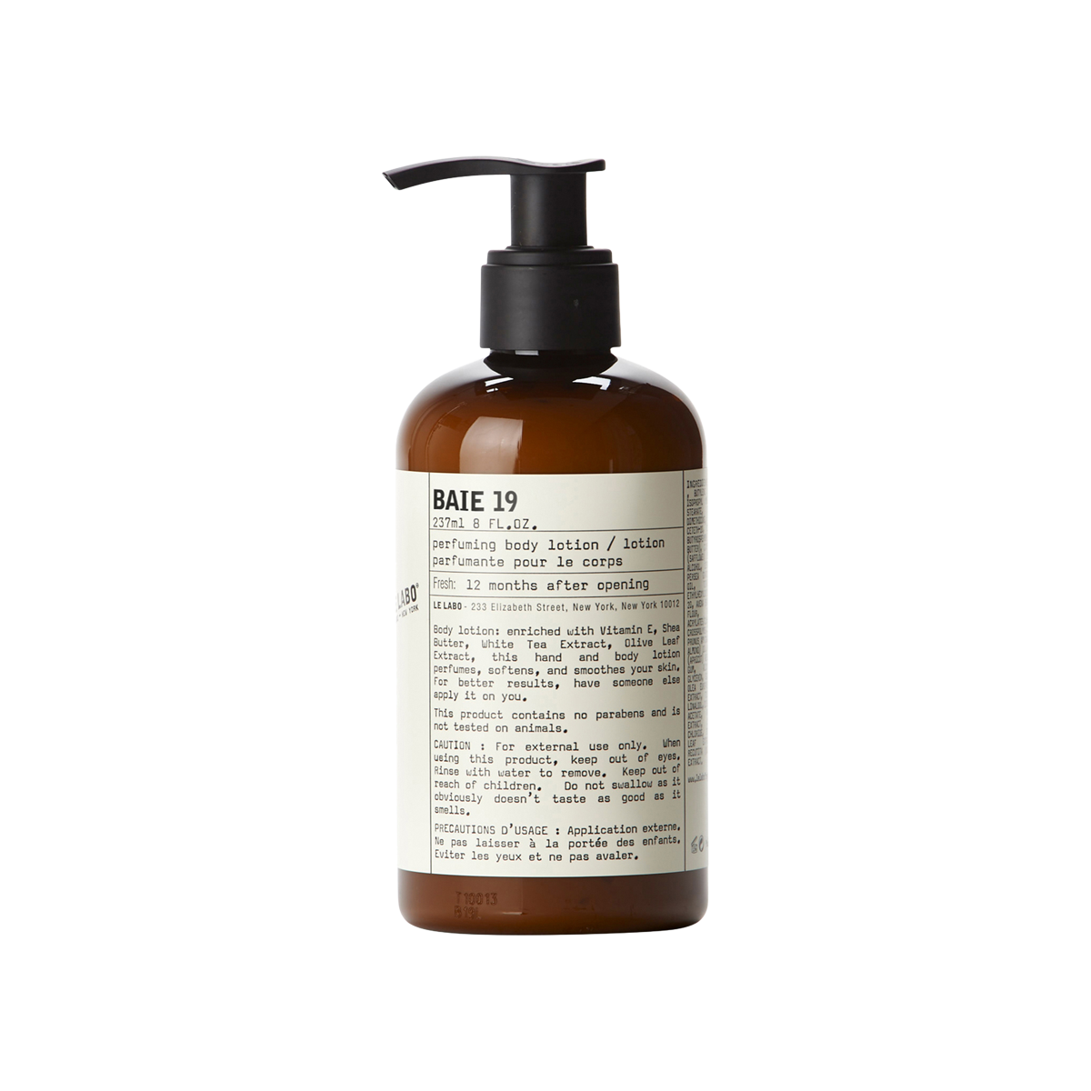Le Labo fragrances - Baie 19 Body Lotion