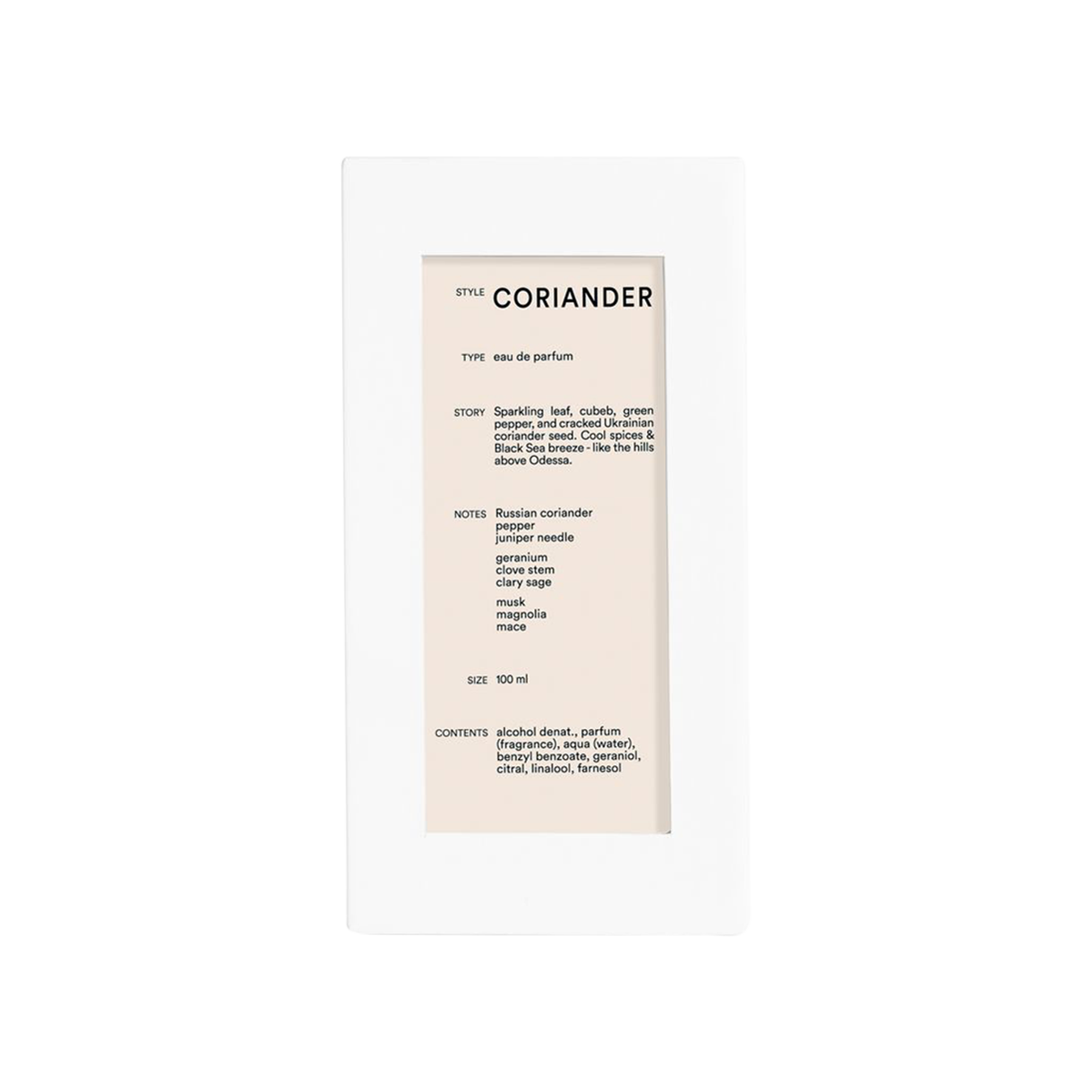 D.S. & DURGA - Coriander Eau de Parfum
