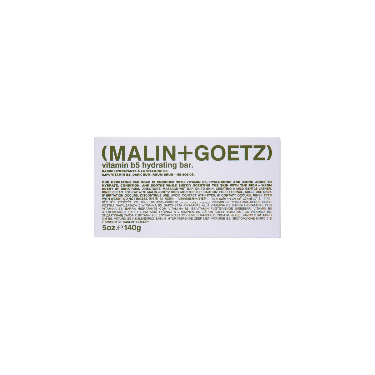 MALIN+GOETZ - Rum Vitamin B5 Hydrating Bar