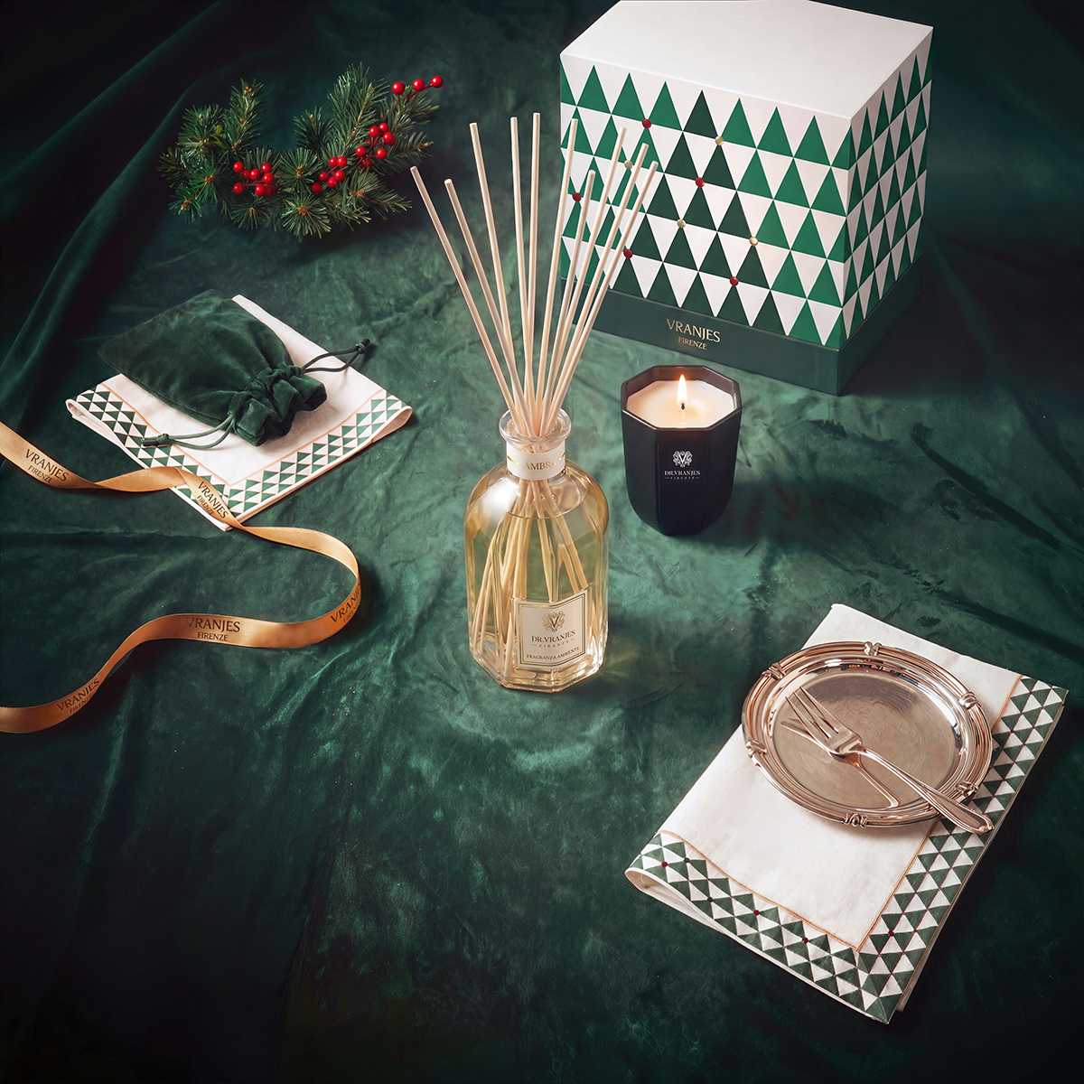 Dr. Vranjes Firenze - Gift Box Ambra + Candle
