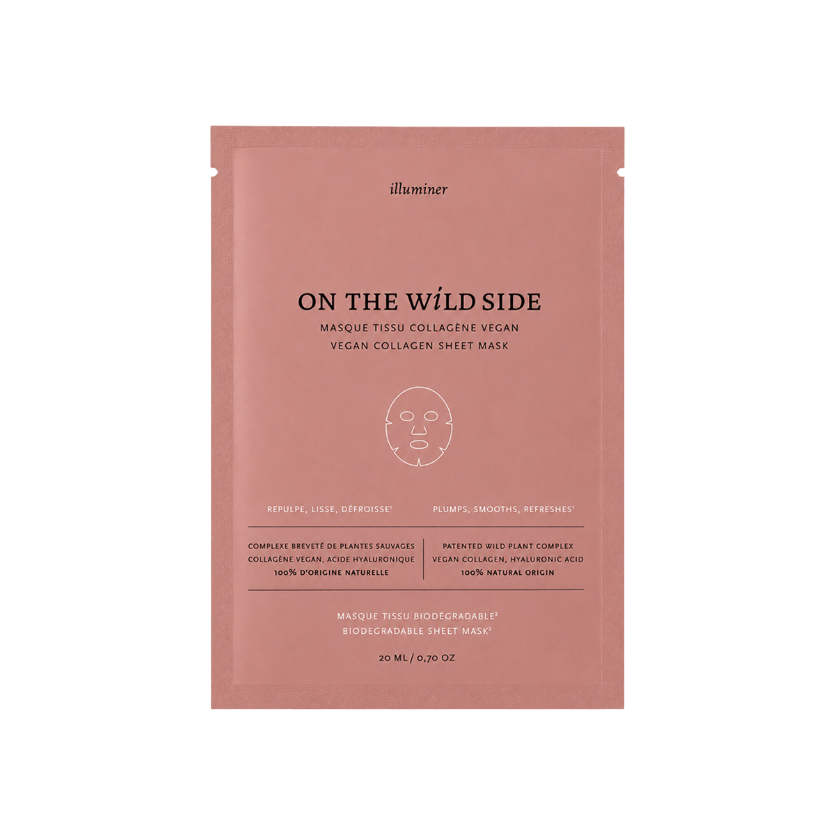 On The Wild Side - Vegan Collagen Sheet Mask