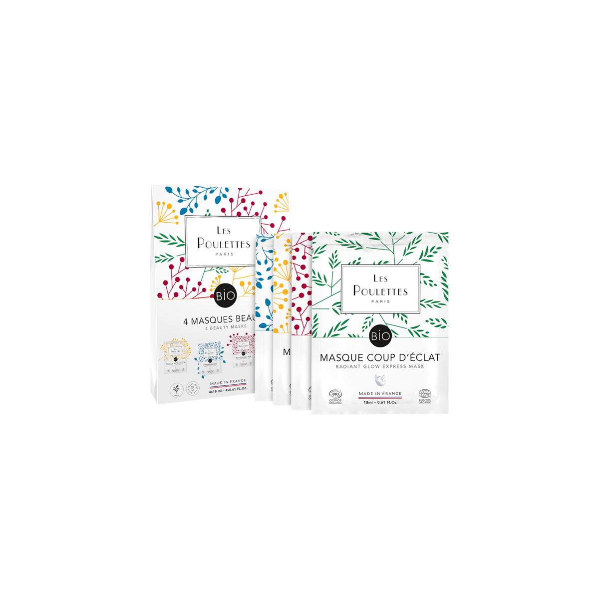 Les Poulettes - Set of 4 Masks