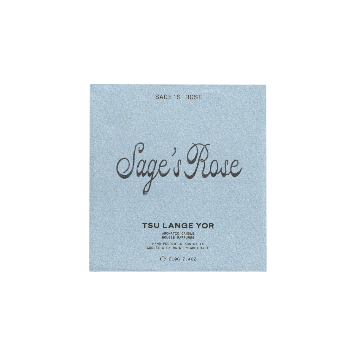TSU LANGE YOR - Sage's Rose Candle