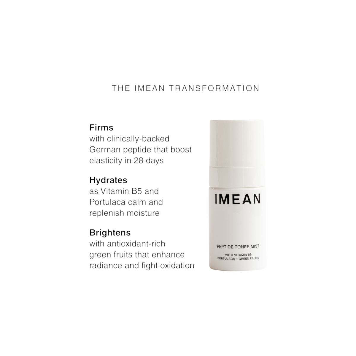 IMEAN - Peptide Toner Mist