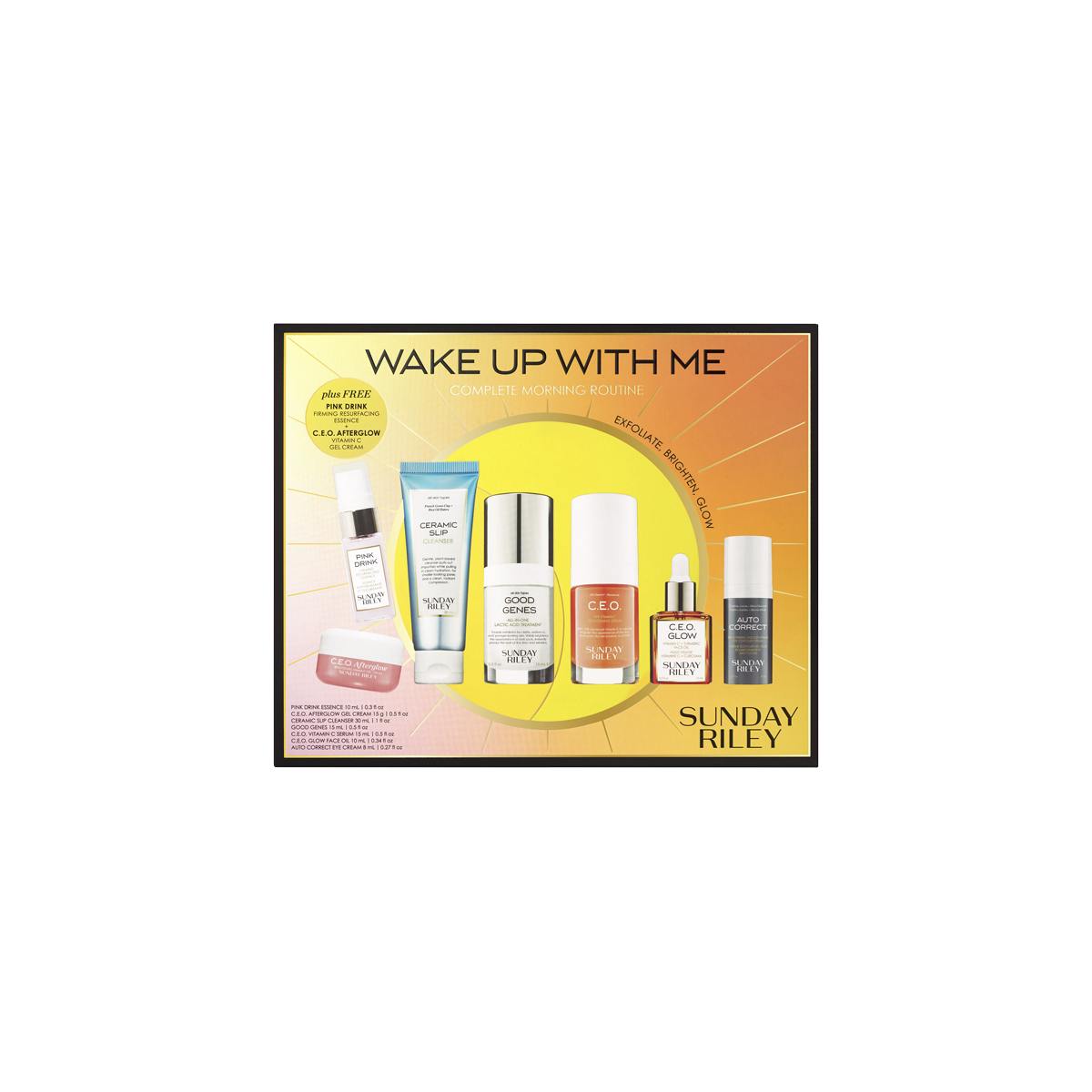 Sunday Riley - Wake Up With Me Complete Morning Routine Kit