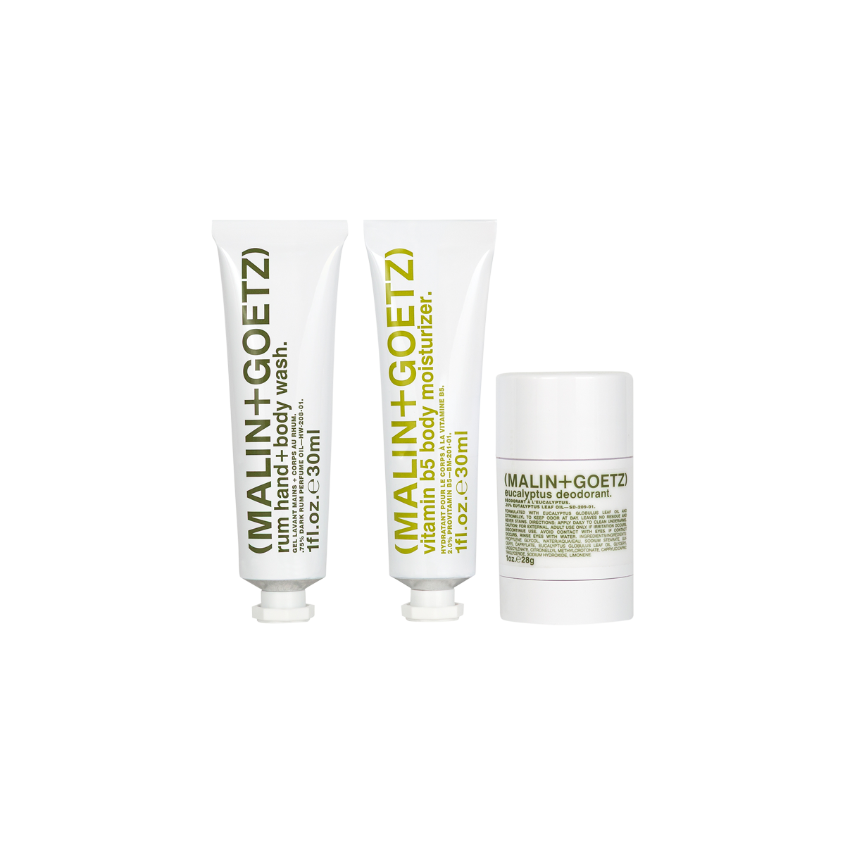 MALIN+GOETZ - Body Heroes Trio Travel Set