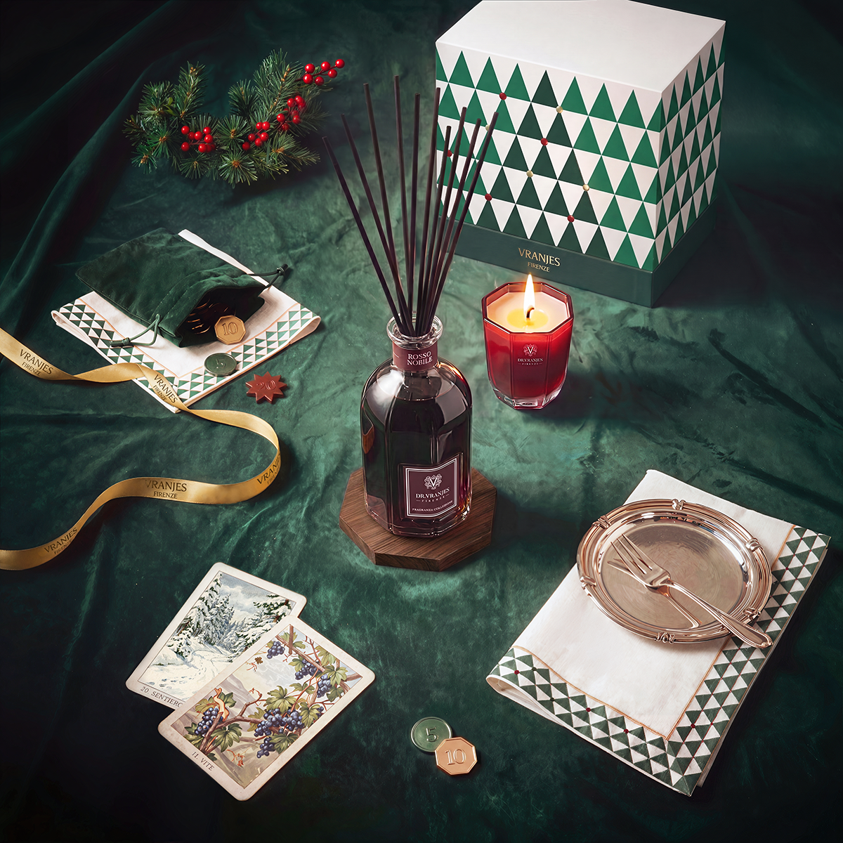 Dr. Vranjes Firenze - Gift Box Rosso Nobile + Candle