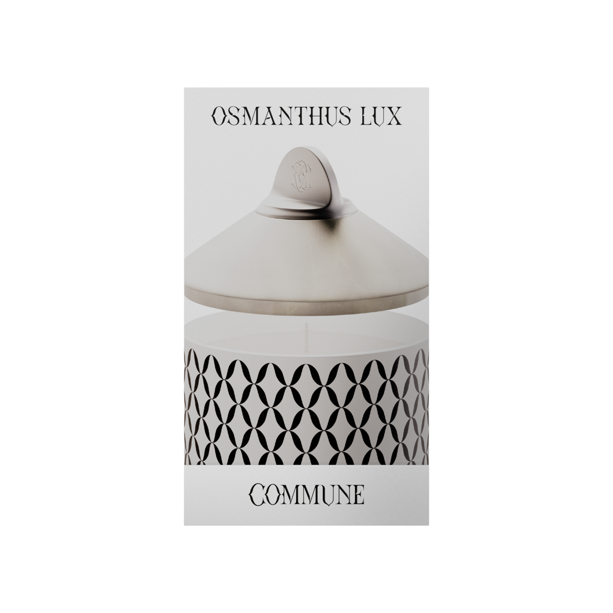 Commune - Osmanthus Lux Candle + Onyx Cover