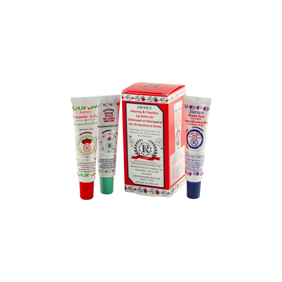 Rosebud Salve - Alluring & Timeless Lip Balm Set