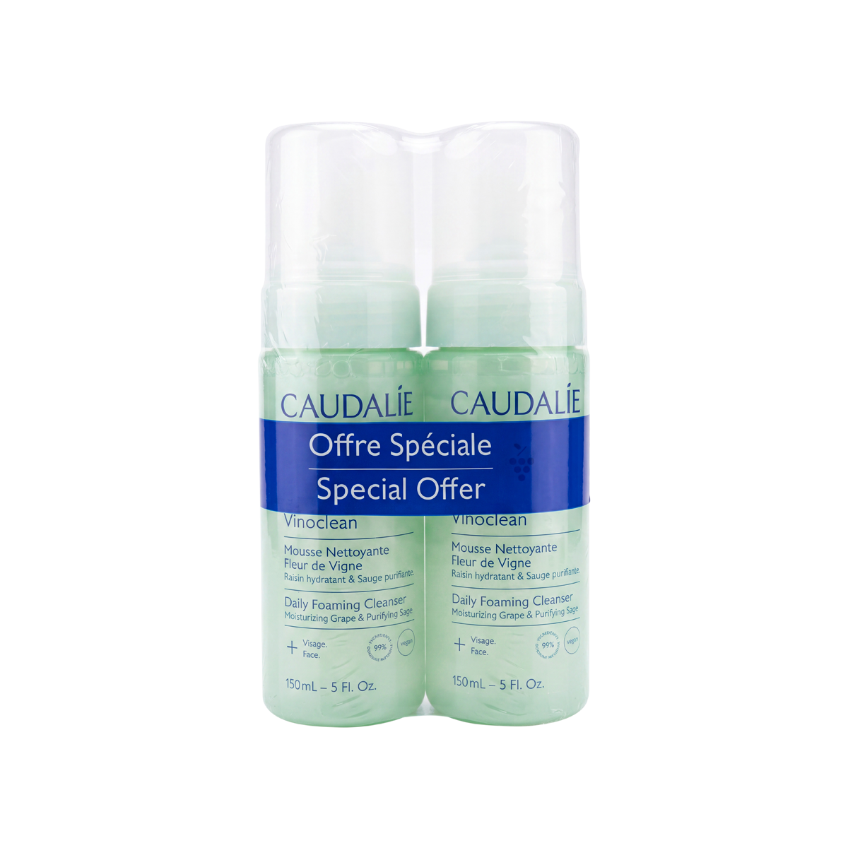 Caudalie - Vinoclean Foaming Cleanser Duo 2026