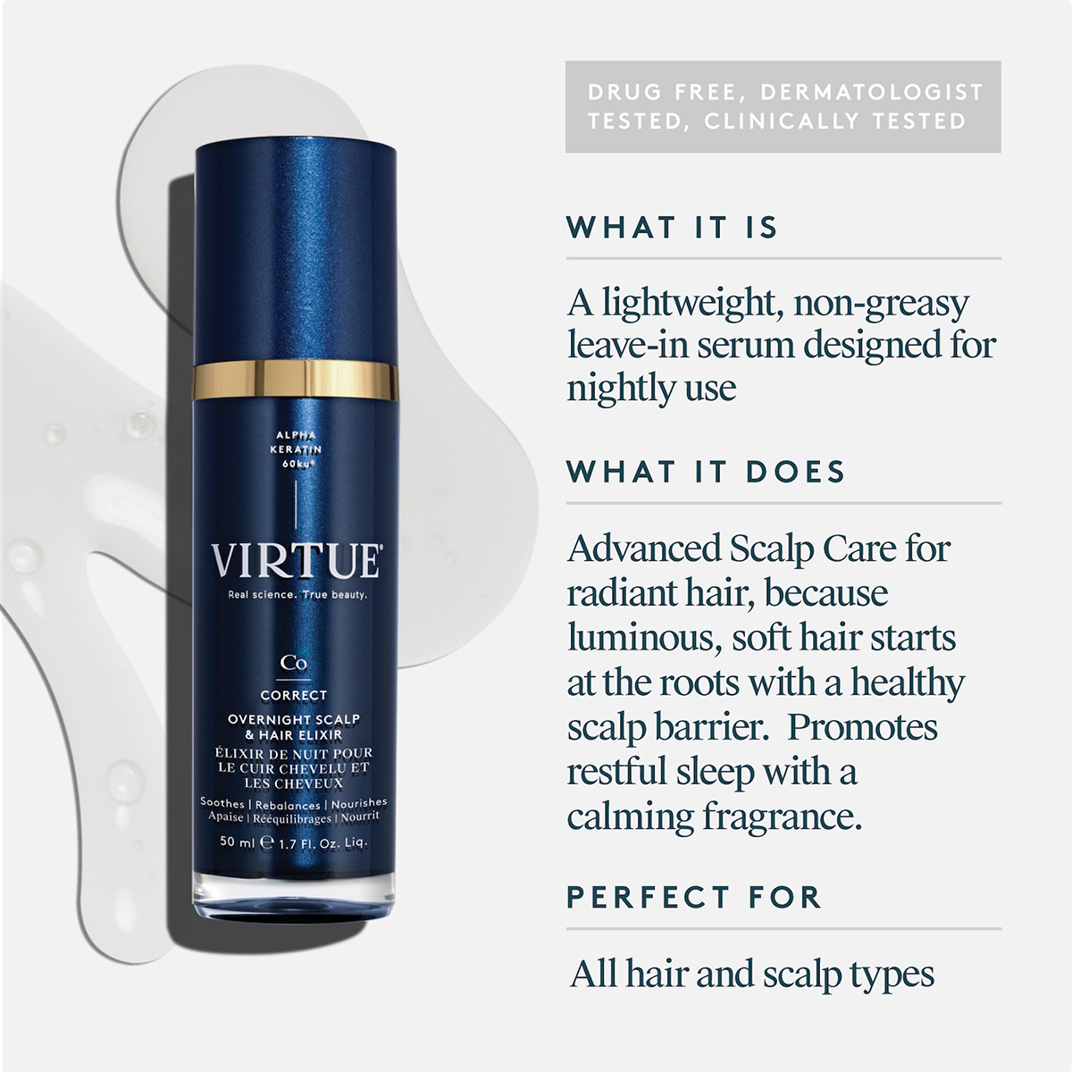 Virtue - Overnight Scalp & Hair Elixir