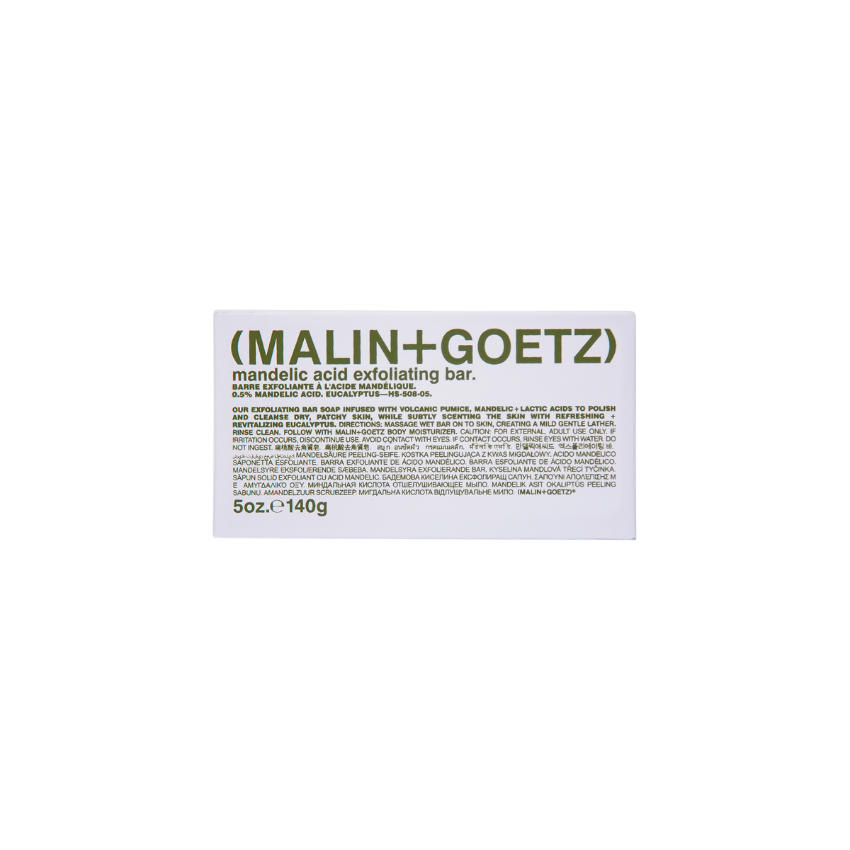MALIN+GOETZ - Eucalyptus Mandelic Exfoliating Bar