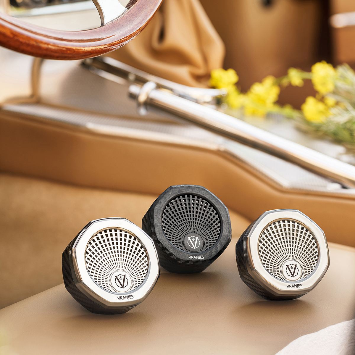Dr. Vranjes Firenze - Car Perfume Diffuser Chrome